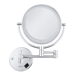 Naścienne lustro hotelowe, łazienkowe Sanjo LH-02 LED podświetlane
